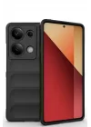 Mey İthalat®  Xiaomi Redmi Note 13 Pro 4G Kılıf Optimum Silikon - Siyah