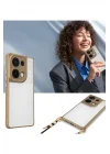 Mey İthalat®  Xiaomi Redmi Note 13 Pro 4G Kılıf Penta Silikon Kılıf - Çöl Titanyum