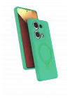 Mey İthalat®  Xiaomi Redmi Note 13 Pro 4G Regal Magsafe Standlı Kapak - Yeşil