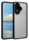 Mey İthalat®  Xiaomi Redmi Note 13 Pro Plus Kılıf Montreal Silikon Kapak - Siyah