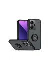 Mey İthalat®  Xiaomi Redmi Note 13 Pro Plus Kılıf Montreal Yüzüklü Silikon Kapak - Siyah