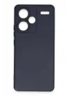 Mey İthalat®   Redmi Note 13 Pro Plus Kılıf Nano içi Kadife Silikon - Lacivert