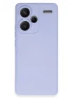 Mey İthalat®   Redmi Note 13 Pro Plus Kılıf Nano içi Kadife Silikon - Lila