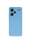 Mey İthalat®   Redmi Note 13 Pro Plus Kılıf Nano içi Kadife Silikon - Mavi
