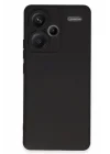Mey İthalat®   Redmi Note 13 Pro Plus Kılıf Nano içi Kadife Silikon - Siyah