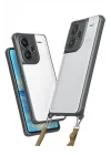 Mey İthalat®  Xiaomi Redmi Note 13 Pro Plus Kılıf Penta Silikon Kılıf - Titan Gri