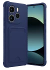 Mey İthalat®  Xiaomi Redmi Note 14 4G Kelvin Kartvizitli Silikon - Lacivert