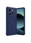 Mey İthalat®  Xiaomi Redmi Note 14 4G Kelvin Kartvizitli Silikon - Lacivert