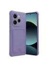Mey İthalat®  Xiaomi Redmi Note 14 4G Kelvin Kartvizitli Silikon - Lila
