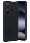 Mey İthalat®   Redmi Note 14 4G Kılıf Aras Deri Kapak - Siyah