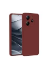 Mey İthalat®  Xiaomi Redmi Note 14 4G Kılıf First Silikon - Bordo