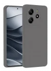 Mey İthalat®  Xiaomi Redmi Note 14 4G Kılıf First Silikon - Gri