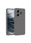 Mey İthalat®  Xiaomi Redmi Note 14 4G Kılıf First Silikon - Gri