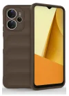 Mey İthalat®  Xiaomi Redmi Note 14 4G Kılıf Optimum Silikon - Kahverengi