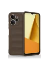 Mey İthalat®  Xiaomi Redmi Note 14 4G Kılıf Optimum Silikon - Kahverengi