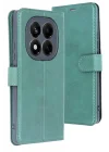 Mey İthalat®   Redmi Note 14 4G Kılıf Trend S Plus Kapaklı Kılıf - Yeşil