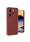 Mey İthalat®  Xiaomi Redmi Note 14 4G Kılıf Viera Silikon - Bordo