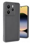 Mey İthalat®  Xiaomi Redmi Note 14 4G Kılıf Viera Silikon - Gri