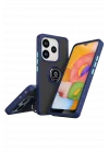 Mey İthalat®   Redmi Note 14 4G Montreal Yüzüklü Silikon Kapak - Lacivert