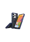 Mey İthalat®   Redmi Note 14 4G Montreal Yüzüklü Silikon Kapak - Lacivert