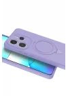 Mey İthalat®  Xiaomi Redmi Note 14 4G Regal Magsafe Standlı Kapak - Lila