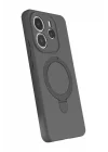 Mey İthalat®  Xiaomi Redmi Note 14 4G Regal Magsafe Standlı Kapak - Titan Gri