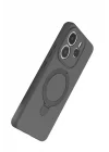 Mey İthalat®  Xiaomi Redmi Note 14 4G Regal Magsafe Standlı Kapak - Titan Gri