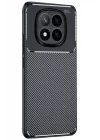 Mey İthalat®  Xiaomi Redmi Note 14 Pro 4G Kılıf Auto Focus Karbon Kapak - Siyah