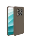 Mey İthalat®  Xiaomi Redmi Note 14 Pro 4G Kılıf First Silikon - Kahverengi