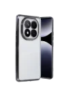 Mey İthalat®   Redmi Note 14 Pro 4G Kılıf  Lensli Silikon - Siyah