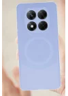 Mey İthalat®  Xiaomi Redmi Note 14 Pro 4G Kılıf Maya Karbon Kapak - Bordo