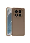 Mey İthalat®   Redmi Note 14 Pro 4G Kılıf Viera Silikon - Kahverengi