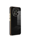 Mey İthalat®  Xiaomi Redmi Note 14 Pro 4G Kılıf Volet Silikon - Siyah