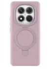 Mey İthalat®  Xiaomi Redmi Note 14 Pro 4G Regal Magsafe Standlı Kapak - Açık Pembe