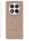 Mey İthalat®  Xiaomi Redmi Note 14 Pro 4G Regal Magsafe Standlı Kapak - Çöl Titanyum