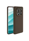 Mey İthalat®  Xiaomi Redmi Note 14 Pro 5G Kılıf First Silikon - Kahverengi