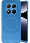 Mey İthalat®  Xiaomi Redmi Note 14 Pro 5G Kılıf Maya Karbon Kapak - Lacivert