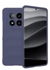 Mey İthalat®   Redmi Note 14 Pro 5G Kılıf Optimum Silikon - Lacivert