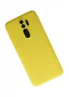 Mey İthalat®   Redmi Note 8 Pro Kılıf First Silikon - Sarı