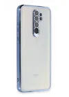 Mey İthalat®   Redmi Note 8 Pro Kılıf  Lensli Silikon - Açık Mavi