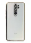 Mey İthalat®   Redmi Note 8 Pro Kılıf  Lensli Silikon - Gold
