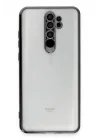 Mey İthalat®   Redmi Note 8 Pro Kılıf  Lensli Silikon - Siyah