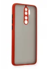 Mey İthalat®  Xiaomi Redmi Note 8 Pro Kılıf Montreal Silikon Kapak - Kırmızı
