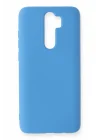 Mey İthalat®  Xiaomi Redmi Note 8 Pro Kılıf Nano içi Kadife Silikon - Mavi
