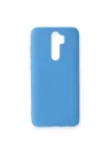 Mey İthalat®  Xiaomi Redmi Note 8 Pro Kılıf Nano içi Kadife Silikon - Mavi