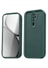 Mey İthalat®   Redmi Note 8 Pro Kılıf Viera Silikon - Koyu Yeşil