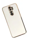 Mey İthalat®  Xiaomi Redmi Note 8 Pro Kılıf Volet Silikon - Beyaz