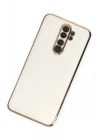 Mey İthalat®  Xiaomi Redmi Note 8 Pro Kılıf Volet Silikon - Beyaz