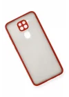 Mey İthalat®  Xiaomi Redmi Note 9 Kılıf Montreal Silikon Kapak - Kırmızı
