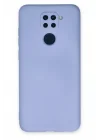Mey İthalat®  Xiaomi Redmi Note 9 Kılıf Nano içi Kadife Silikon - Lila